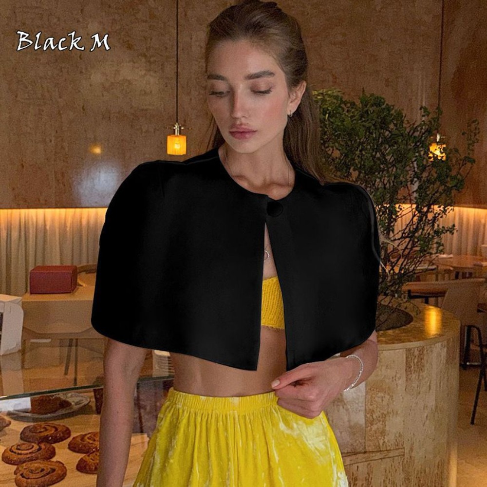 Crop Top Crochet - เสื้อกล้ามปะติดปะต่อสุดสร้างสรรค์ เสื้อคลุมคาร์ดิแกนเรียบหรู สไตล์ Y2K เสื้อครอปสำหรับผู้หญิง