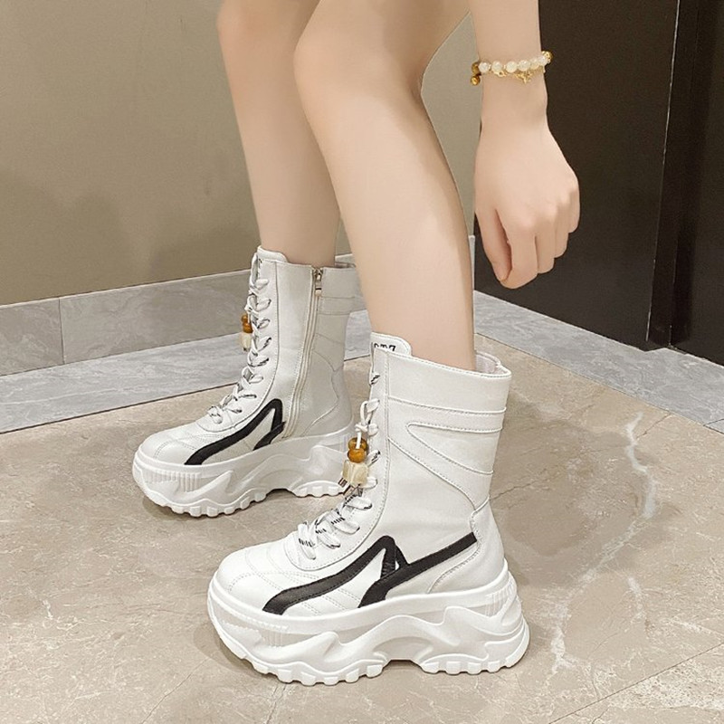 รองเท้าบูทผู้หญิงแบบหนา 8 ซม.  - Wedge Espadrille Women บทวิจารณ์และราคา