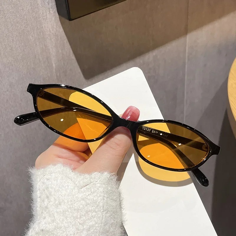 แว่นกันแดดทรงวงรีเล็กสไตล์เรโท - Sunglasses Cat Eye บทวิจารณ์และราคา