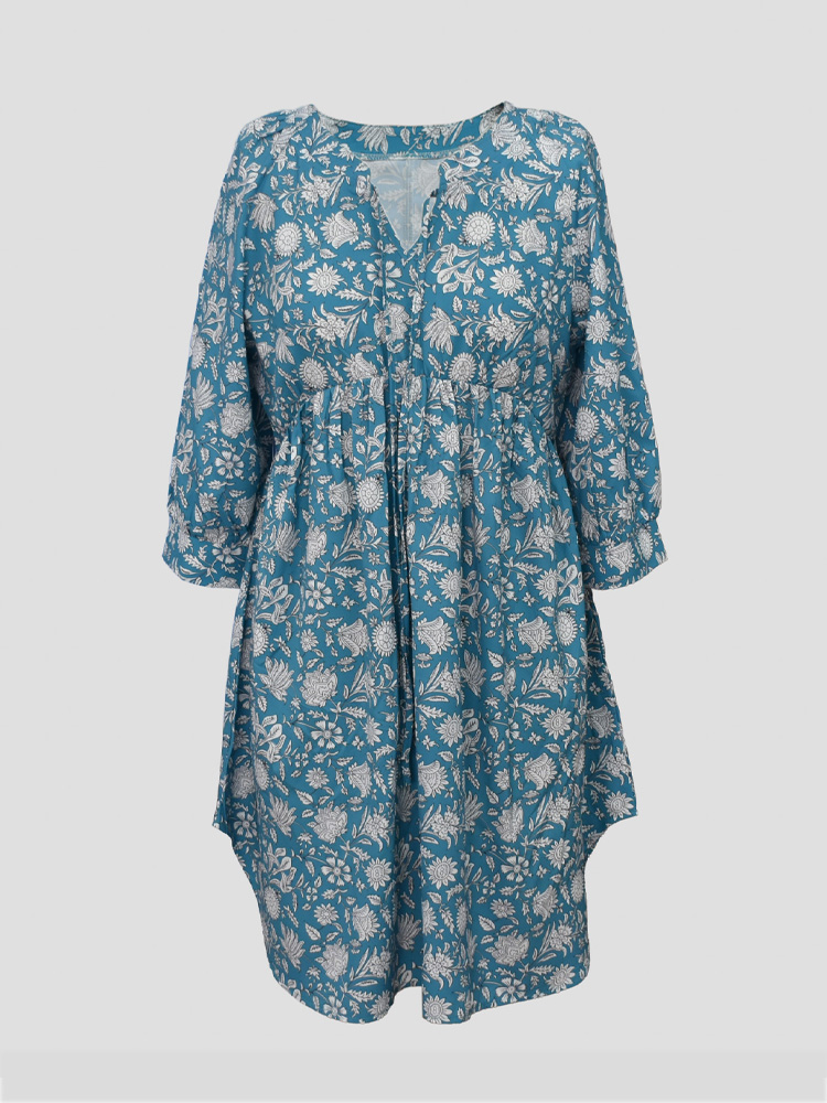 ชุดเดรสสไตล์โบฮีเมียนของผู้หญิ - Romper Floral Print บทวิจารณ์และราคา
